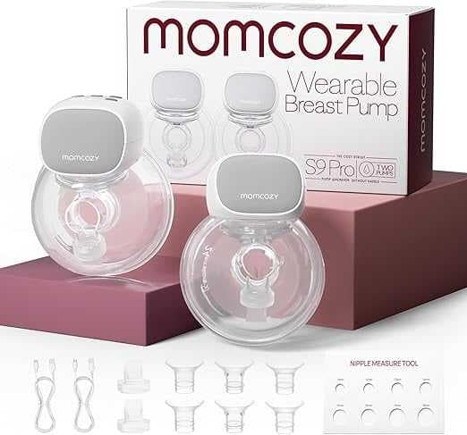  momcozy s9pro - مضخة الثدي القابلة للارتداء 