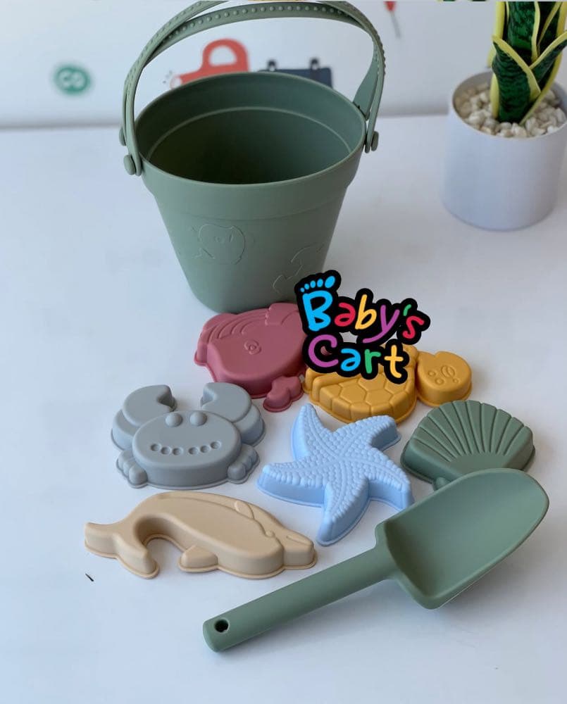 العاب البحر السيليكون - أخضر