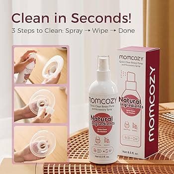 بخاخ منظف لمضخة الثدي المحمولة 250 مل  momcozy