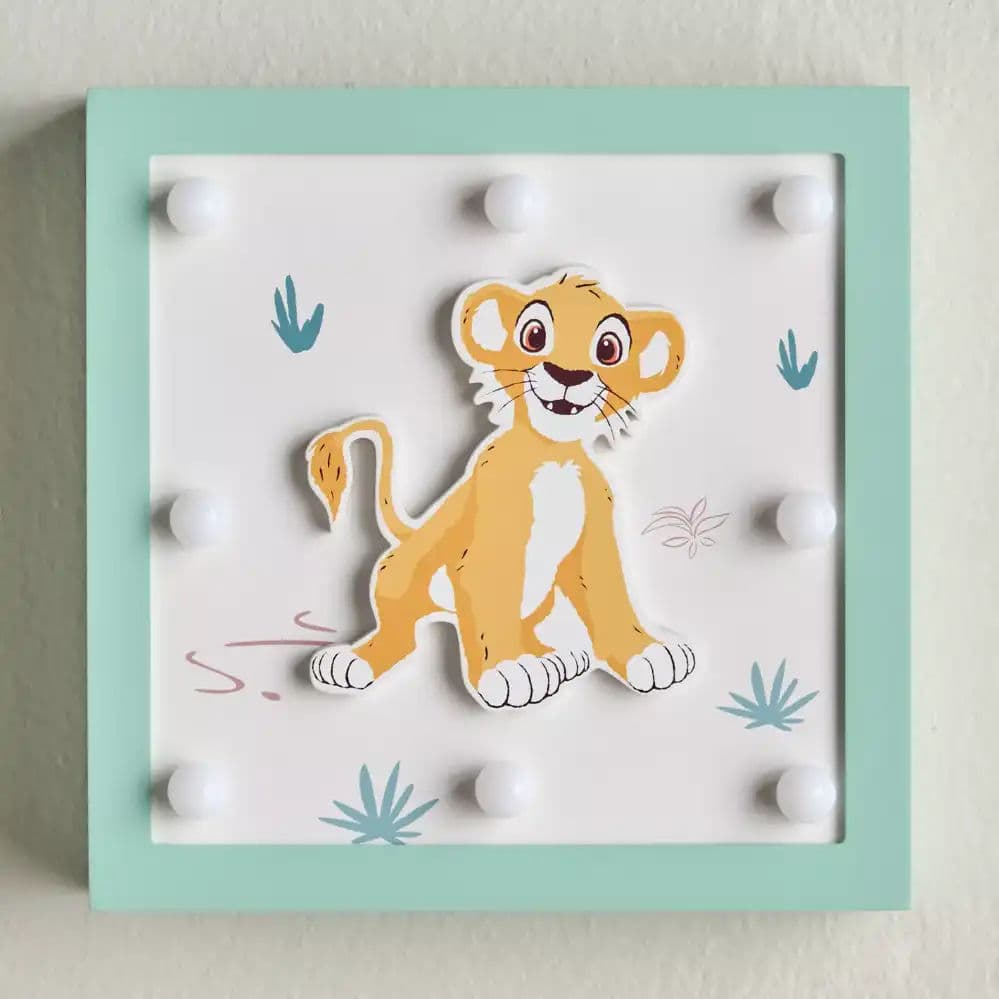 إضاءة حائط ليد - lion king