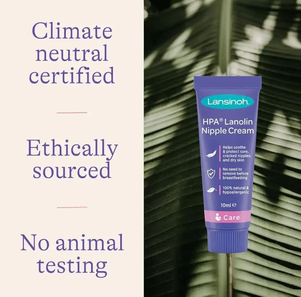 لانسينو اتش بي ايه لانولين للحلمات المتقرحة 10مل - lansinoh