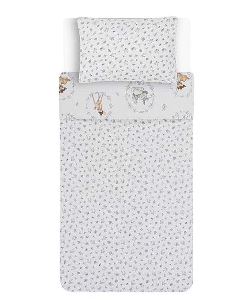 طقم فراش بطبعة بامبي مقاس 120x150