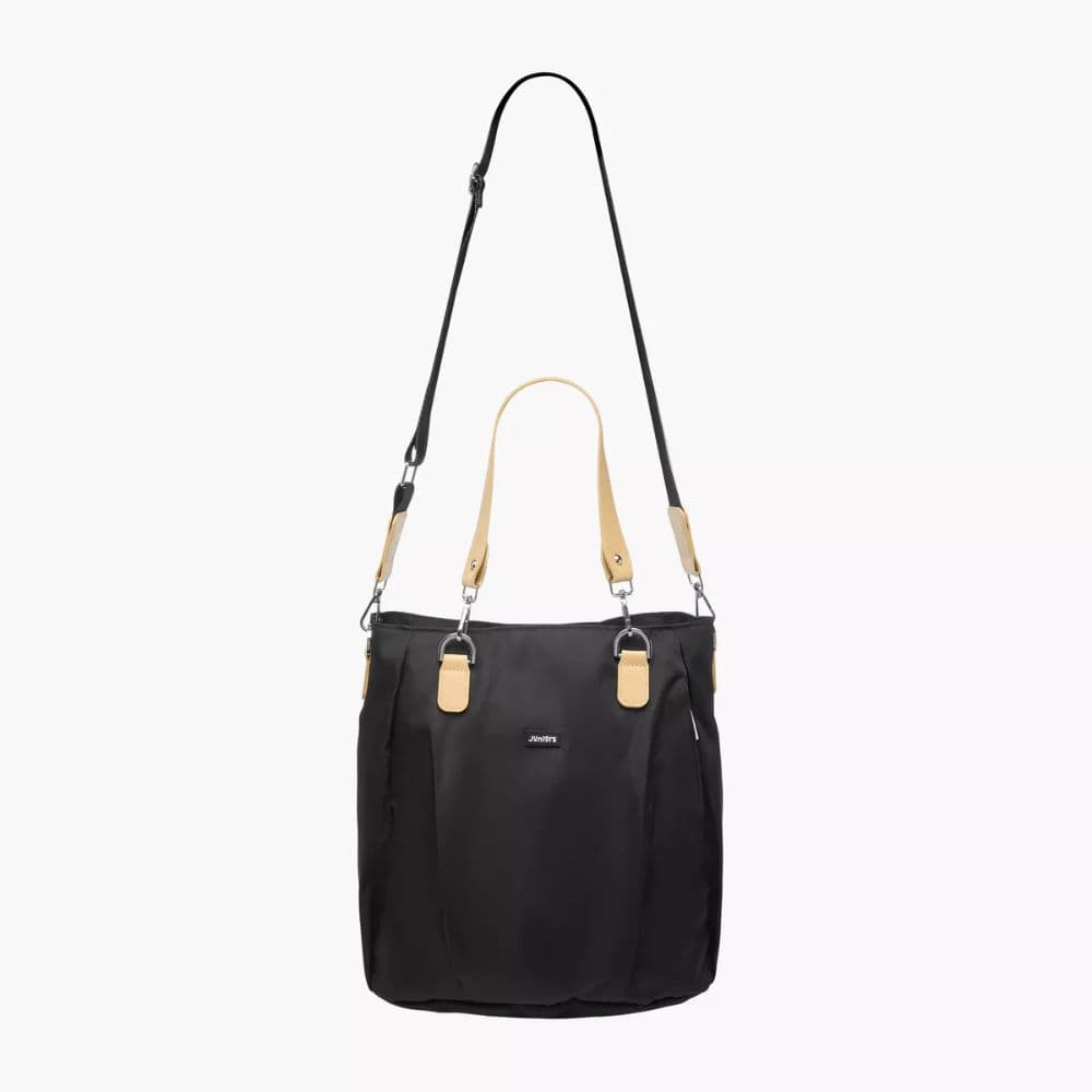 شنطة حفاضات سادة بسحّاب إغلاق ومقابض مزدوجة