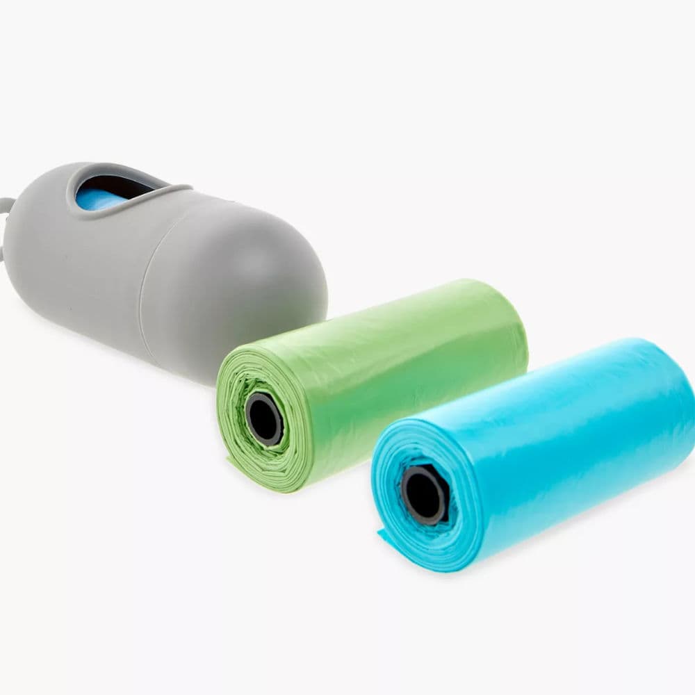  أكياس التخلص من الحفاضات المعطرة, 15 قطعة مع موزع - طقم من 3 قطع