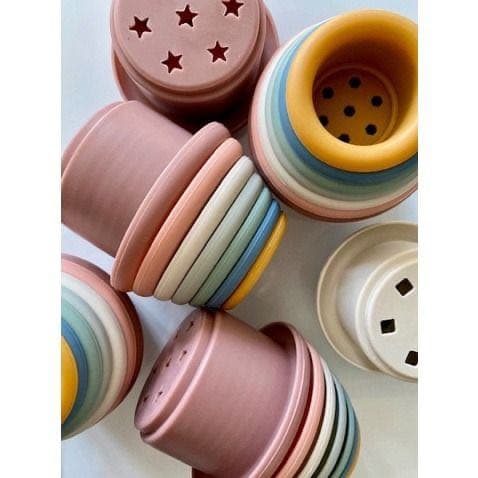 أكواب تكديس سيليكون - مونتيسوري