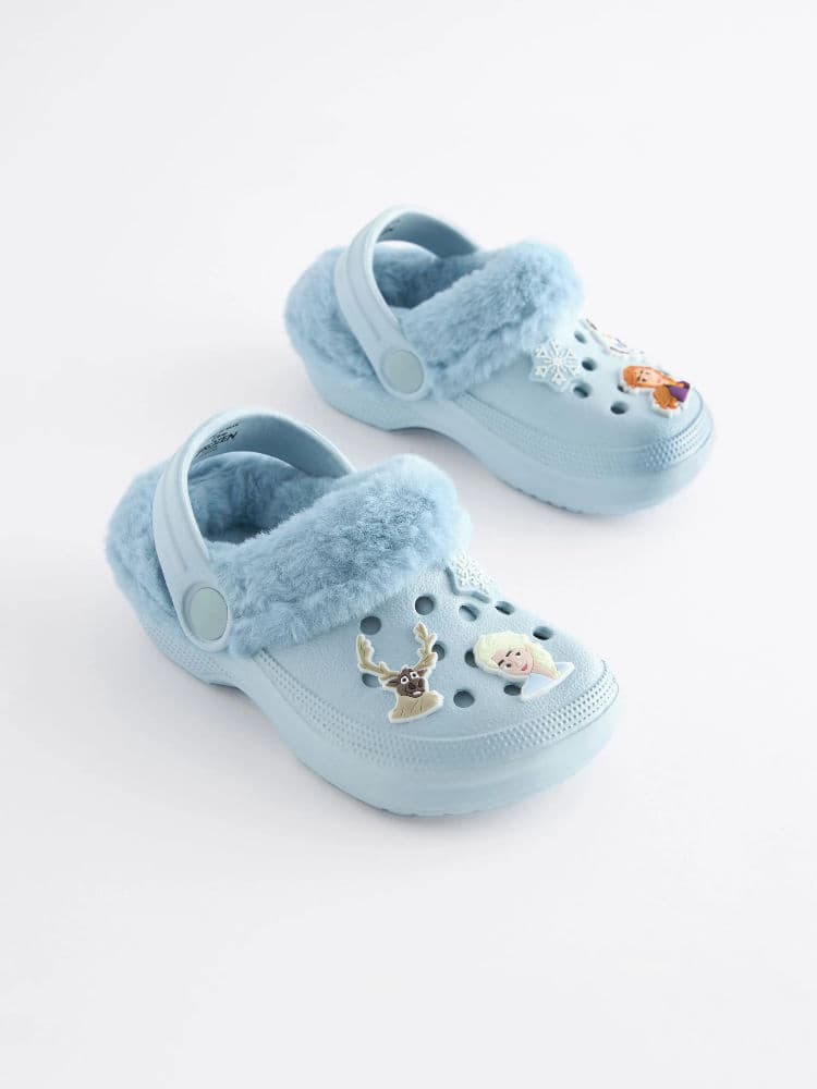 حذاء بنعل سميك مبطن ودافئ تصميم شخصية فروزن