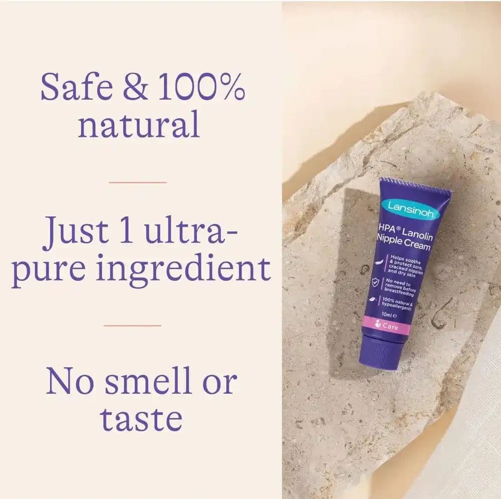 لانسينو اتش بي ايه لانولين للحلمات المتقرحة 10مل - lansinoh