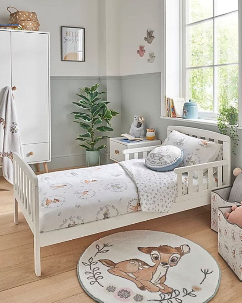 طقم فراش بطبعة بامبي مقاس 120x150